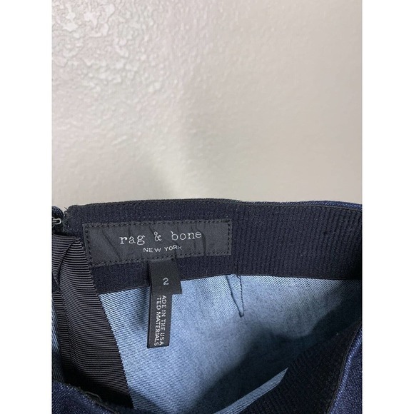Rag & Bone Denim Chambray Ankle Pants Size 2 - Picture 3 of 5